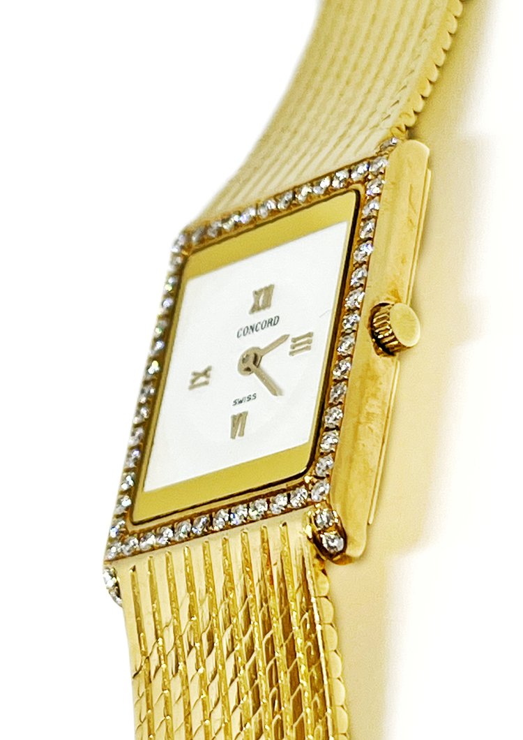 Authentic Diamond concord watch Concord 18K Gold & Diamond Watch | New York Jewelers Chicago main image 3