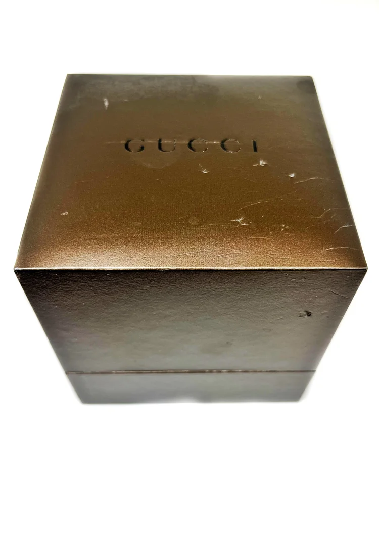 Gucci 100M Gents Stainless Steel Wrist Watch — DeWitt display picture 1