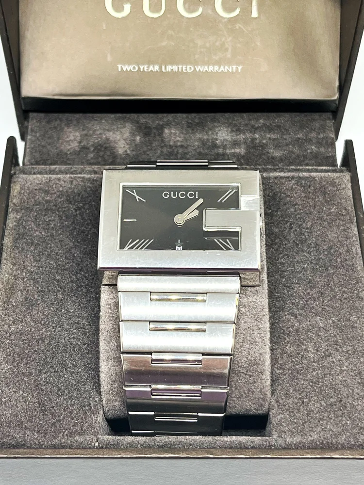 100% Authentic Gucci watch Gucci 100M Gents Stainless Steel Wrist Watch — DeWitt main image 2