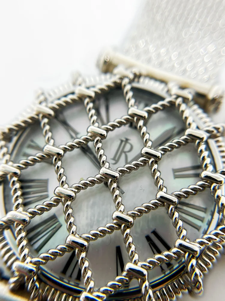 Judith Ripka Sterling Silver Mother of Pearl Isola Watch  display picture 1