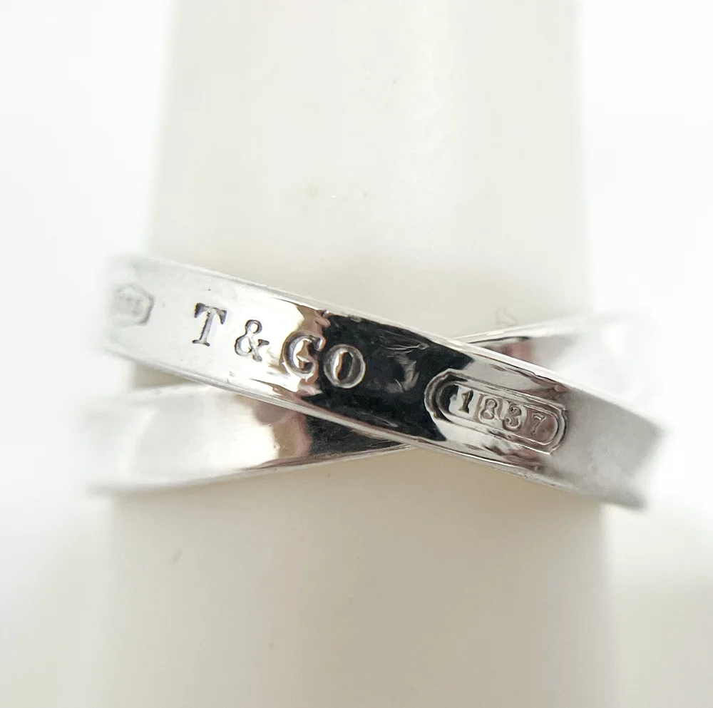 Tiffany & Co. SS 1837 Collection Interlocking Band Rings