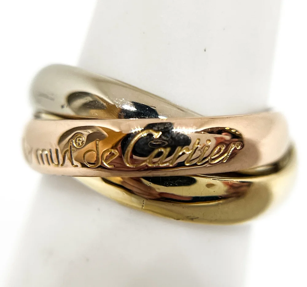 Cartier 18K Gold Tri-Color Trinity Ring — DeWitt's Diamond