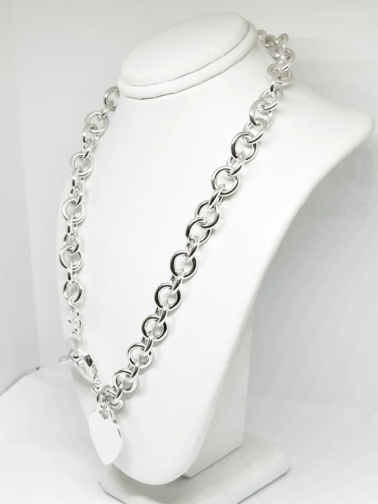 Tiffany & Co. Sterling Silver Heart Toggle Necklace — DeWitt's