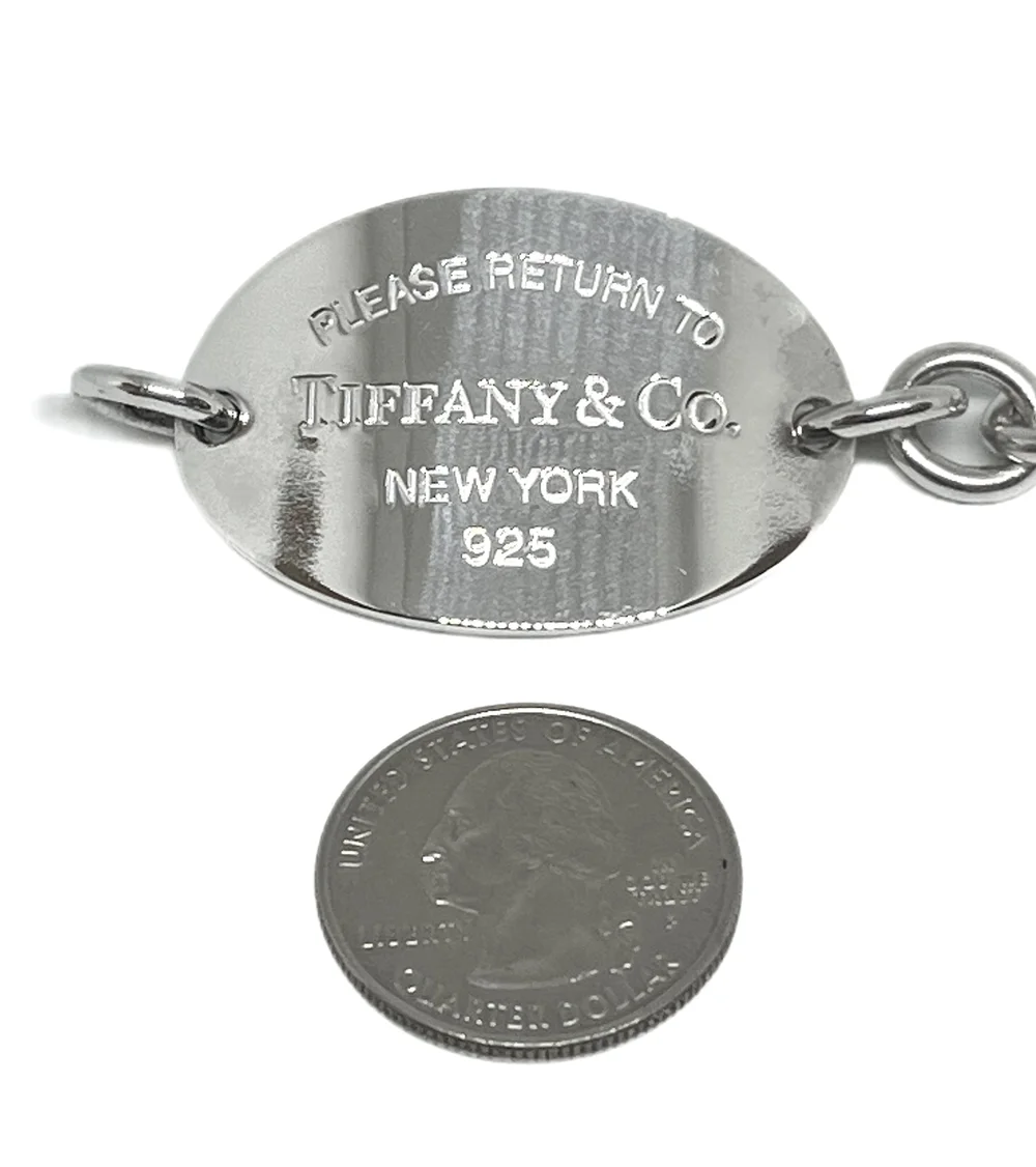 Tiffany & Co. Sterling Silver Return to Tiffany 8” Large Oval