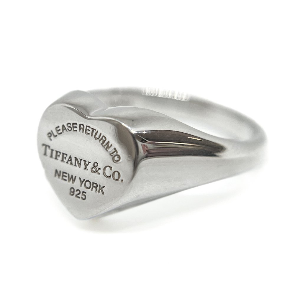 Tiffany & Co. Sterling Silver Return to Tiffany Heart Signet