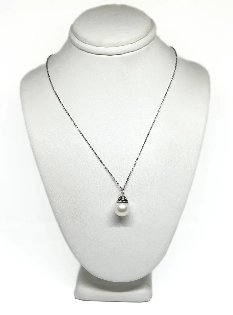 Tiffany & Co. Ziegfeld SS Drop Pearl Necklace — DeWitt's