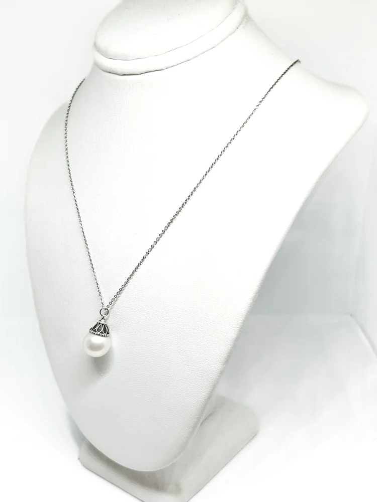 Tiffany & Co. Ziegfeld SS Drop Pearl Necklace — DeWitt's