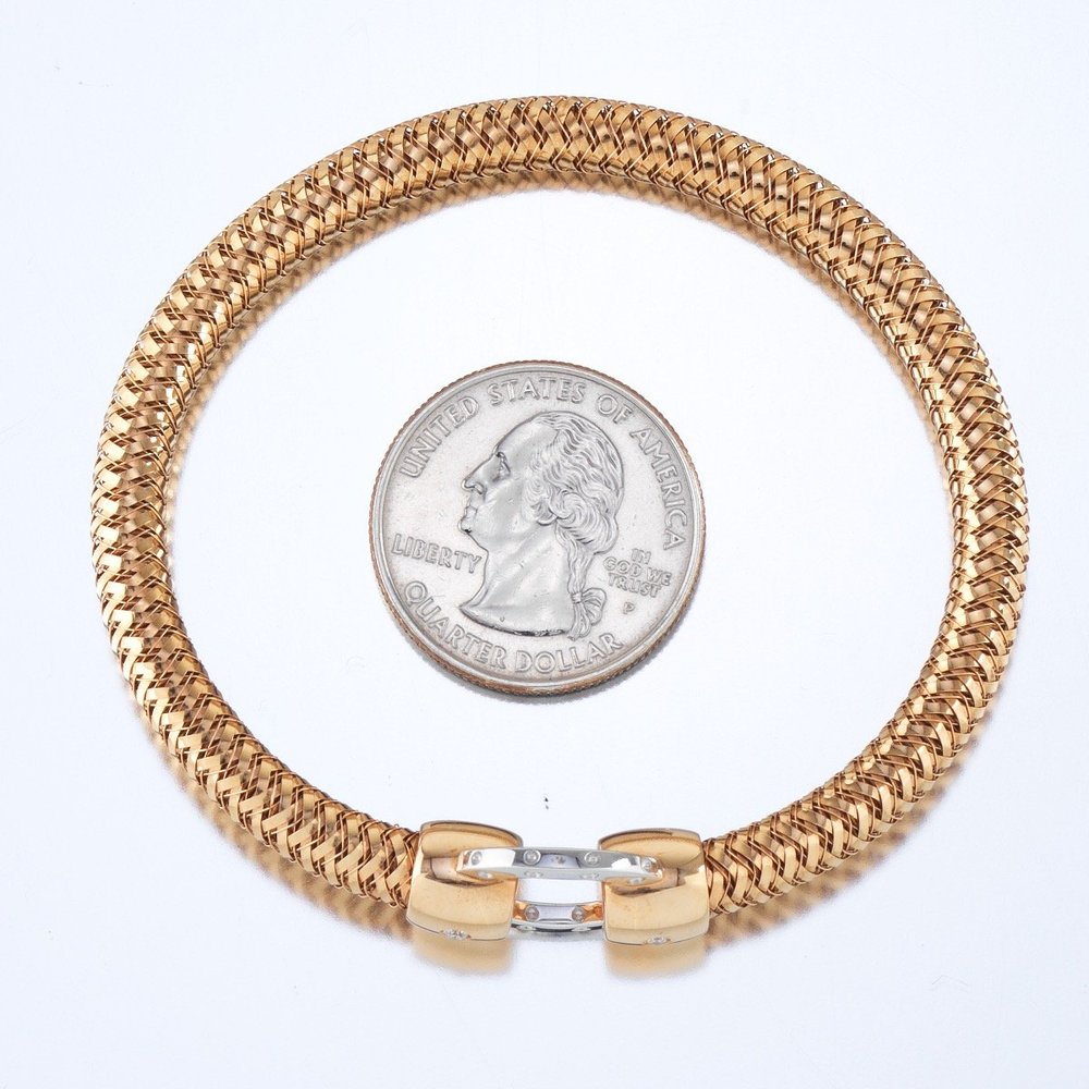 Bracelet Serpenti Roberto Coin - Argent 925 Et Rubis - Collection The Fifth Season - Occasion