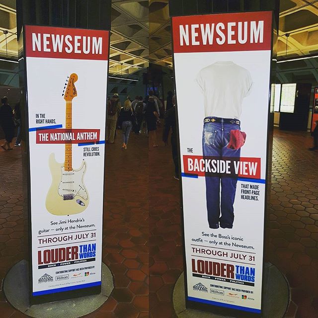 Out of Home advertising, metro station chillin!!! #LTW #Newseum