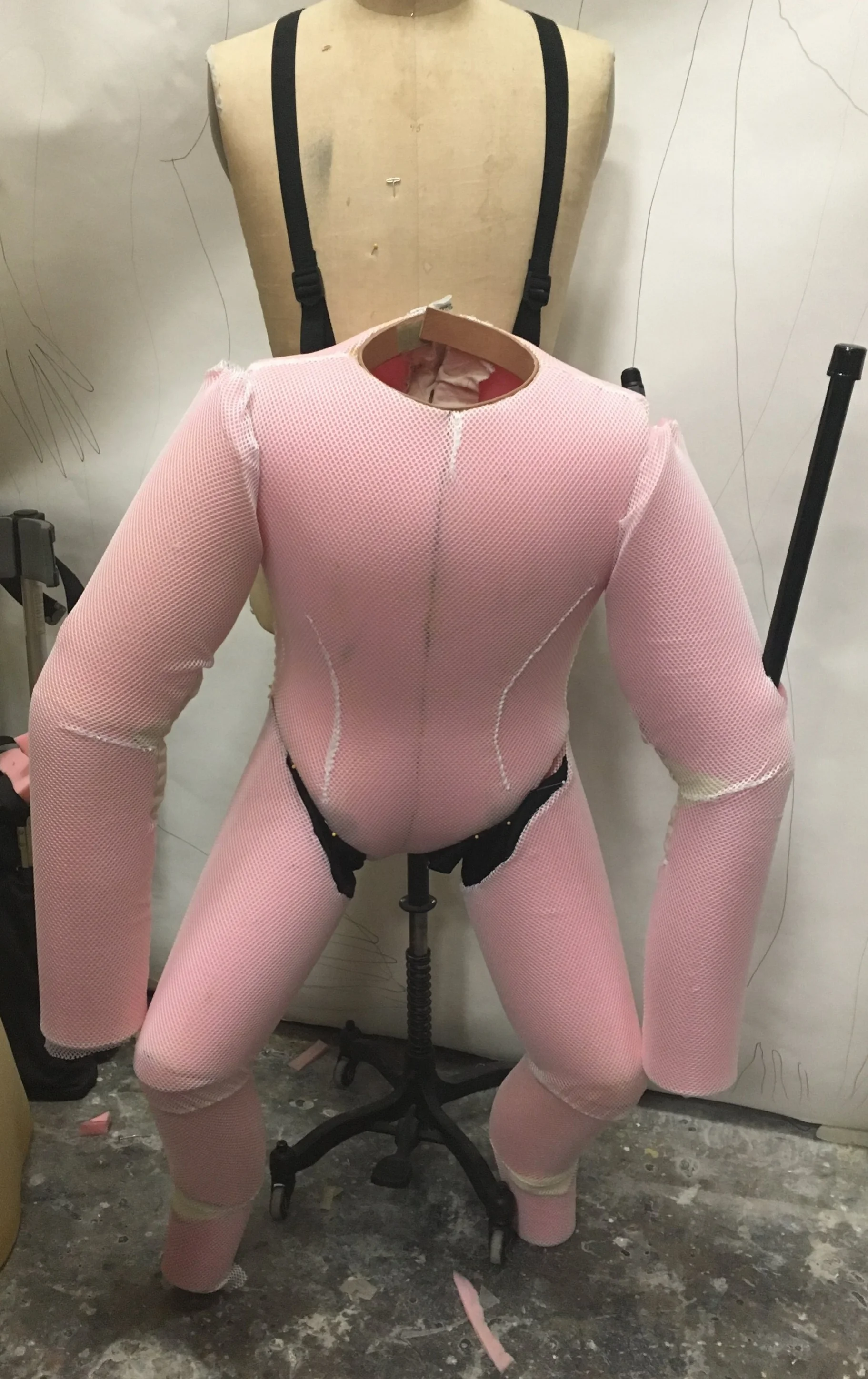  Foam Body, covered in net 