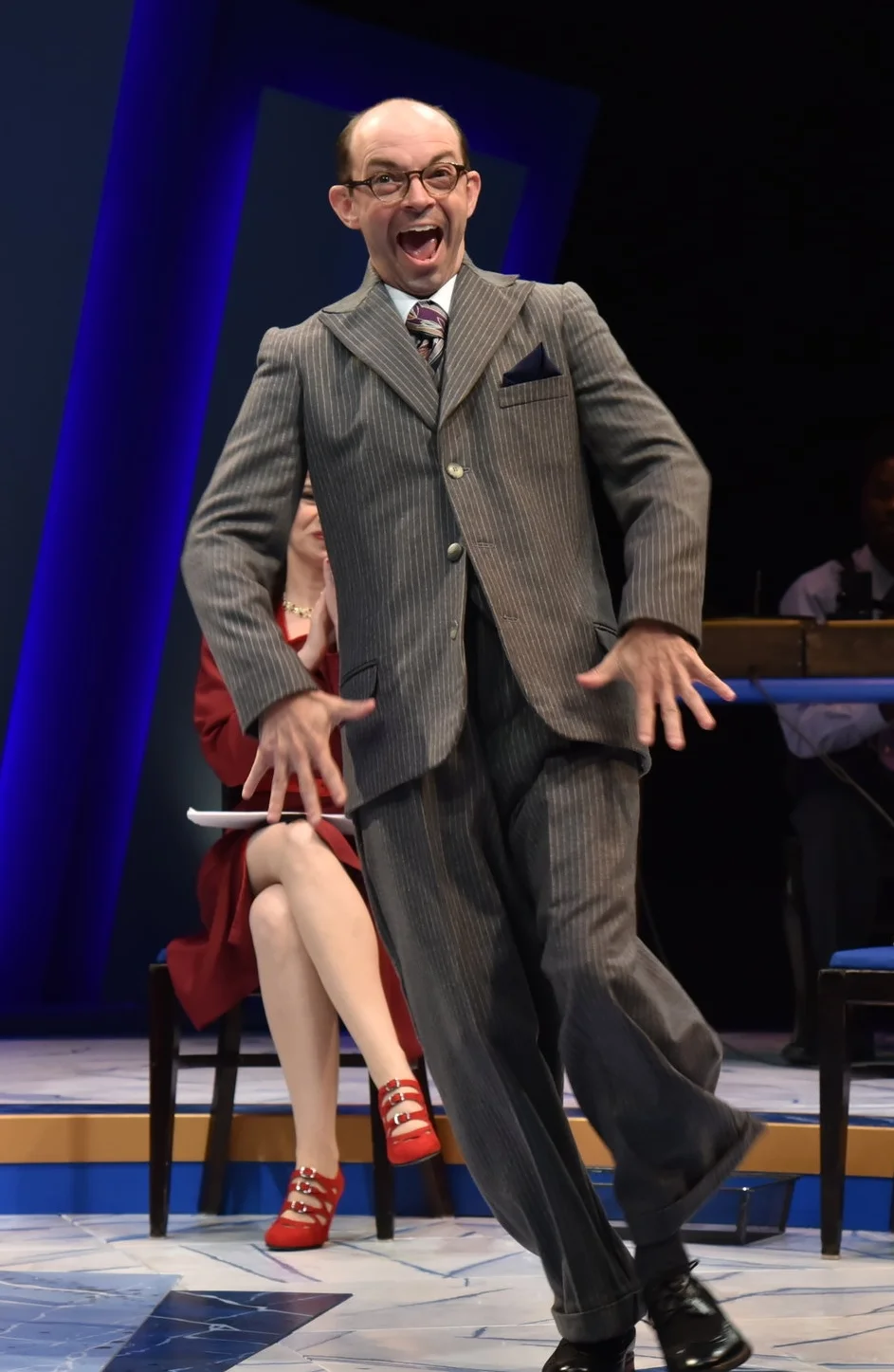   3- Piece Wool Pinstripe Suit  