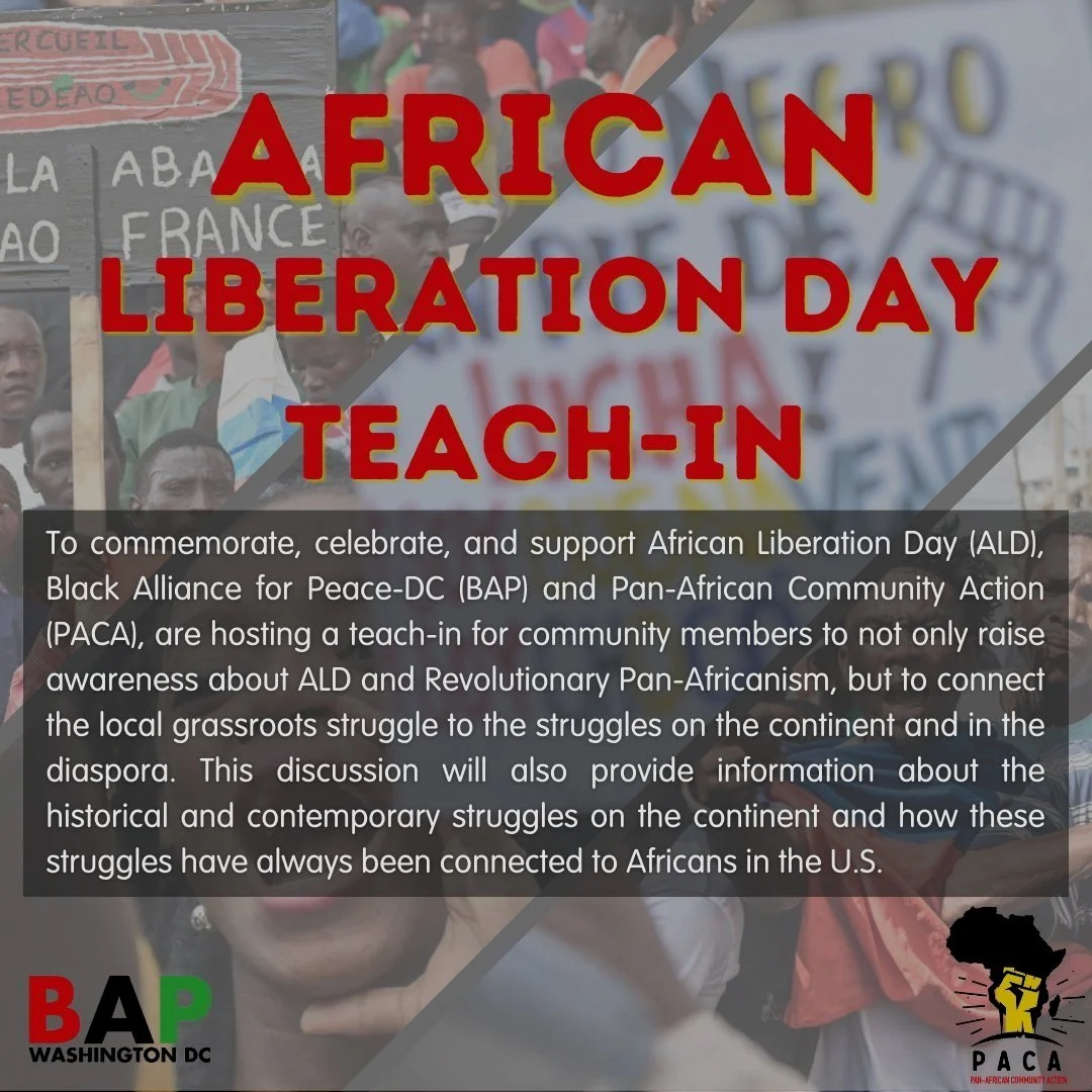 African Liberation Day DC Teach-in