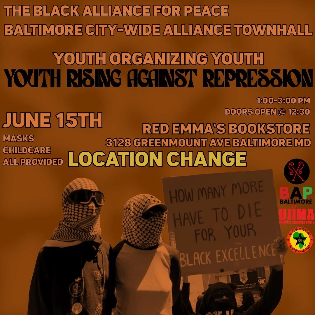Baltimore Town Hall: Youth Organizing Youth: Rising Up Against Repression