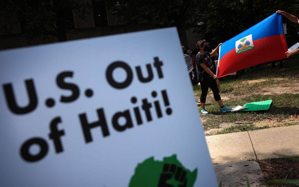 NO TO FOREIGN MILITARY INTERVENTION IN HAITI! YES, TO HAITIAN SELF-DETERMINATION!