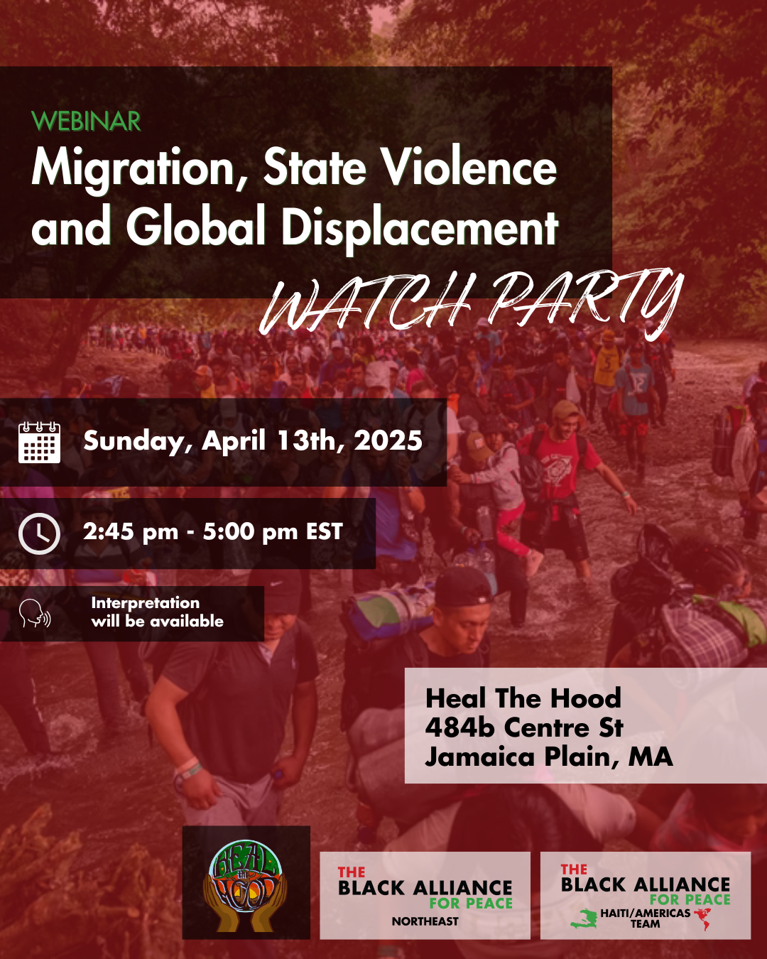 Migration, State Violence and Global Displacement: A Watch Party — The ...