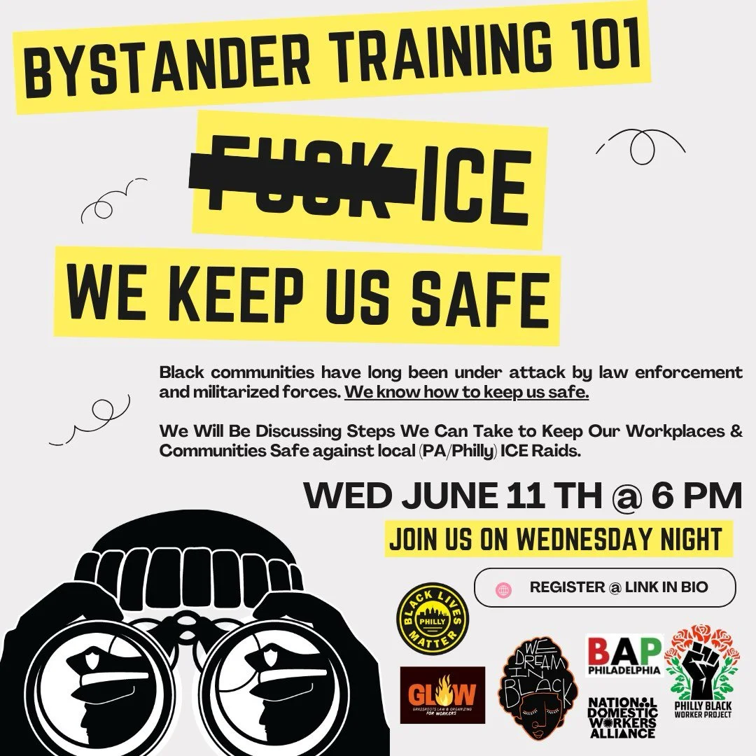 [BAP Philadelphia] Virtual ICE Watch and Bystanders Training