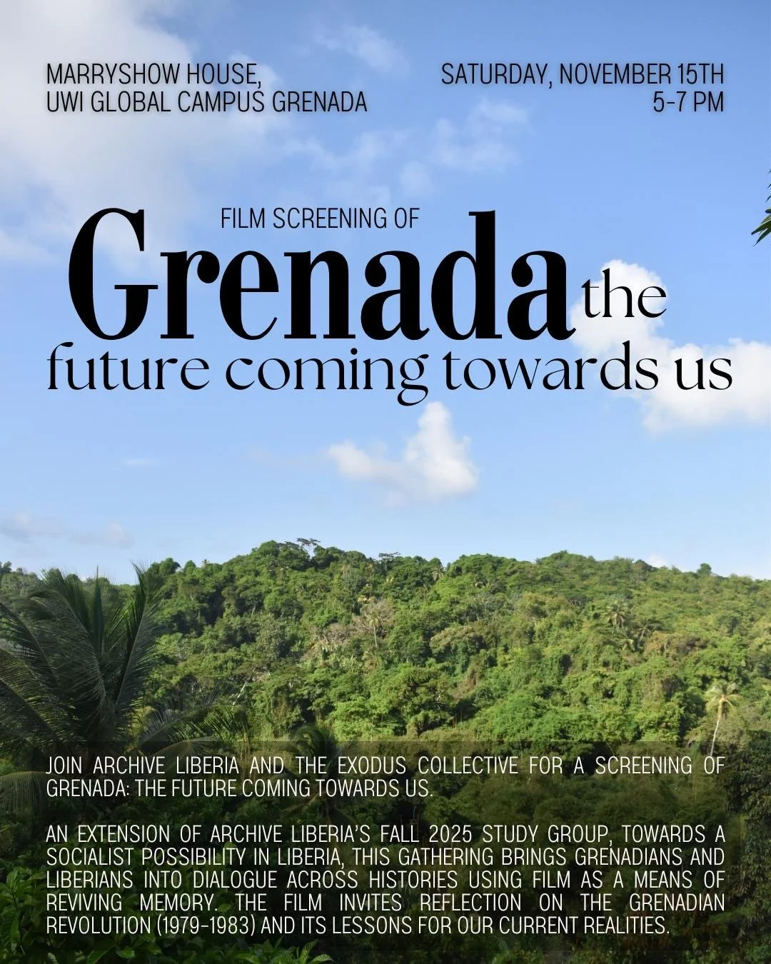 Film Screening of Grenada: The Future Coming Toward Us