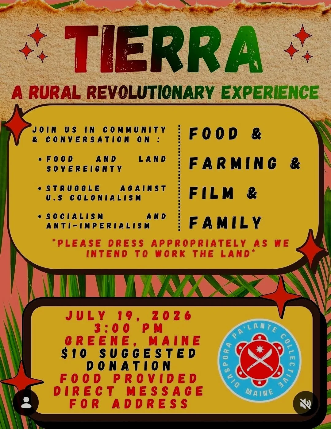 Tierra: A Rural Revolutionary Experience