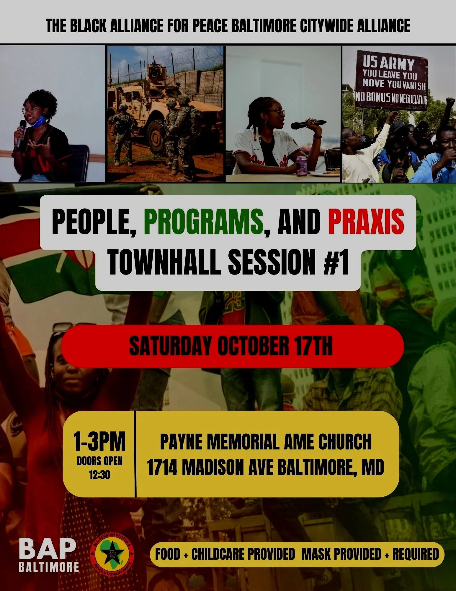 People, Programs, and Praxis Townhall Series