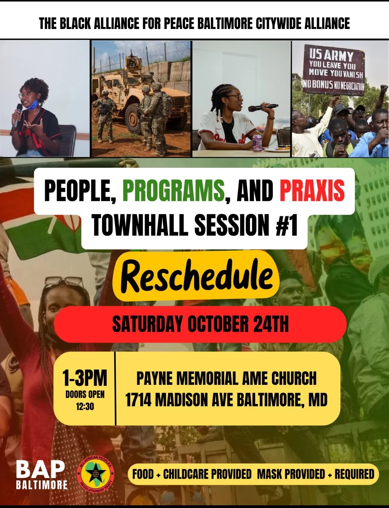 People, Programs, and Praxis Townhall Series