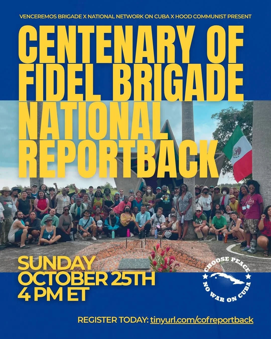 Centenary of Fidel Brigade National Reportback