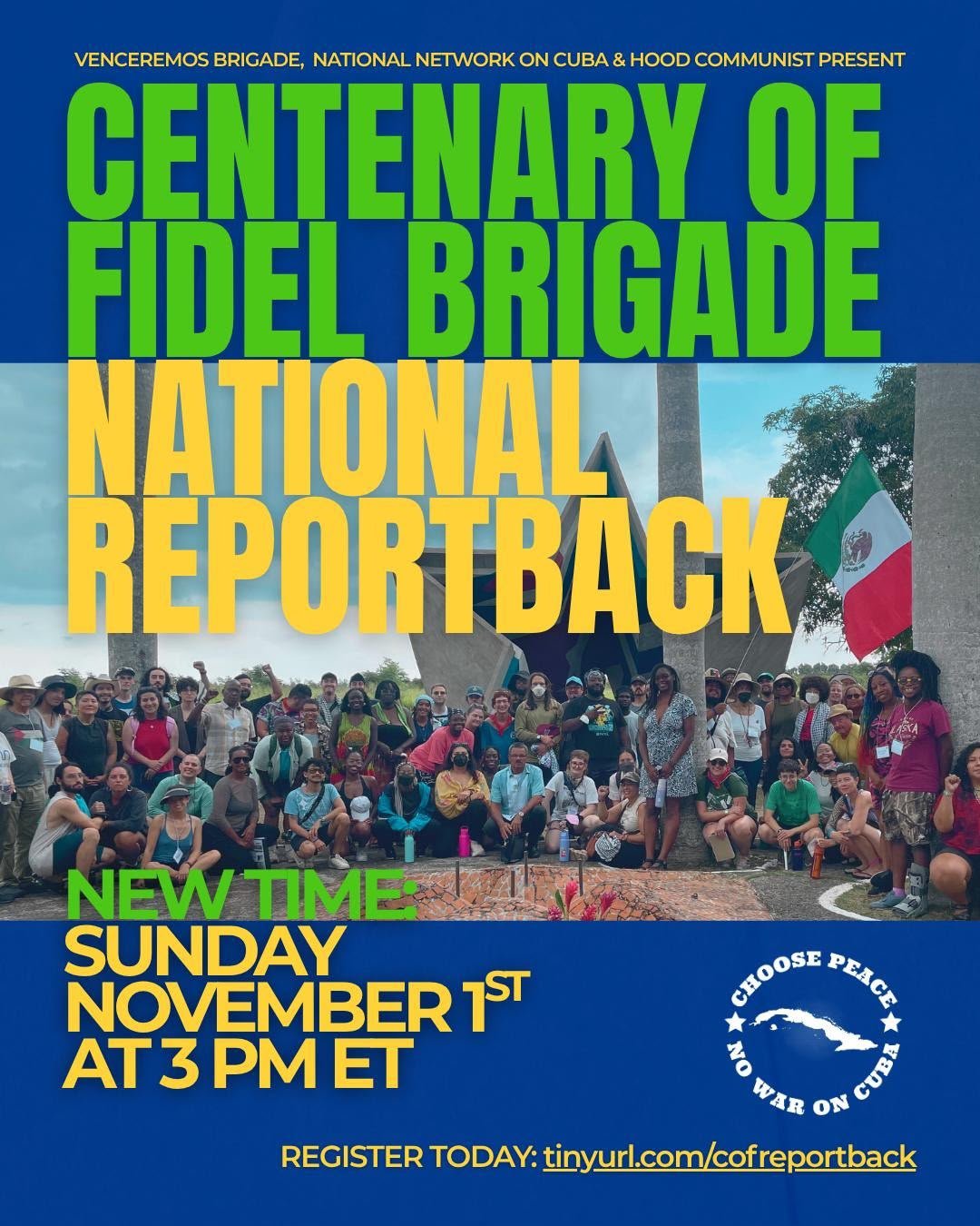 Centennial of Fidel Brigade National Report Back