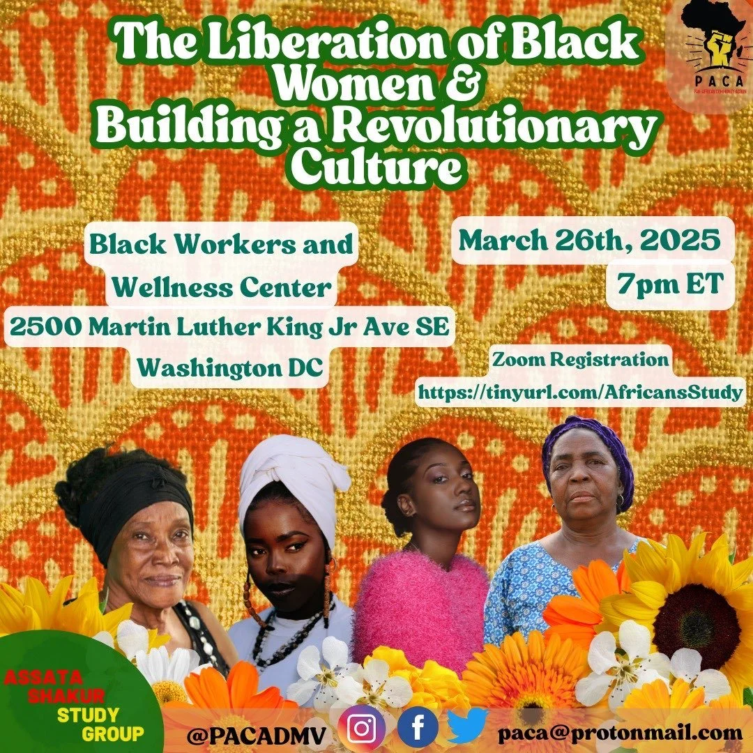 The Liberation of Black Women & Building Revolutionary Culture — The ...