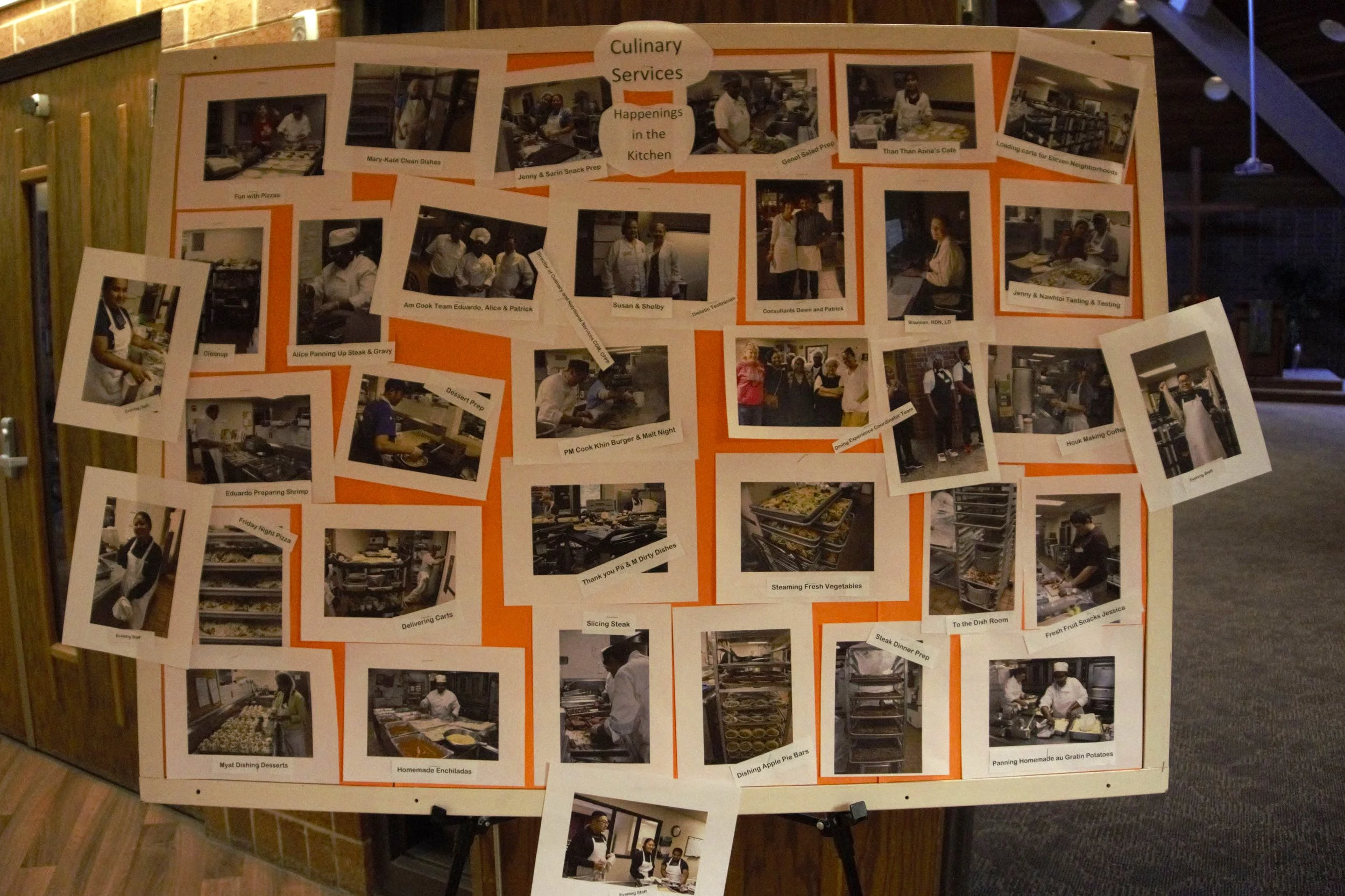 Creating awareness and appreciation with a photo board