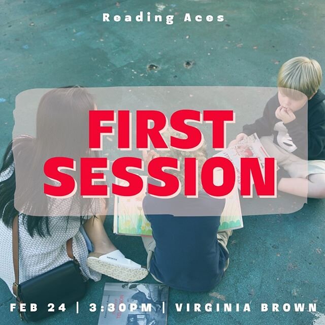 Reading Aces sessions start TOMORROW!!! Be sure to sign up through our website! 
Link in bio