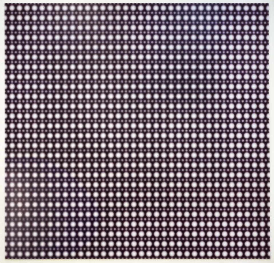 Gerhard Richter, "Strontium," 2004. Chromogenic print, 910 x 945 cm. De Young Museum, San Francisco.