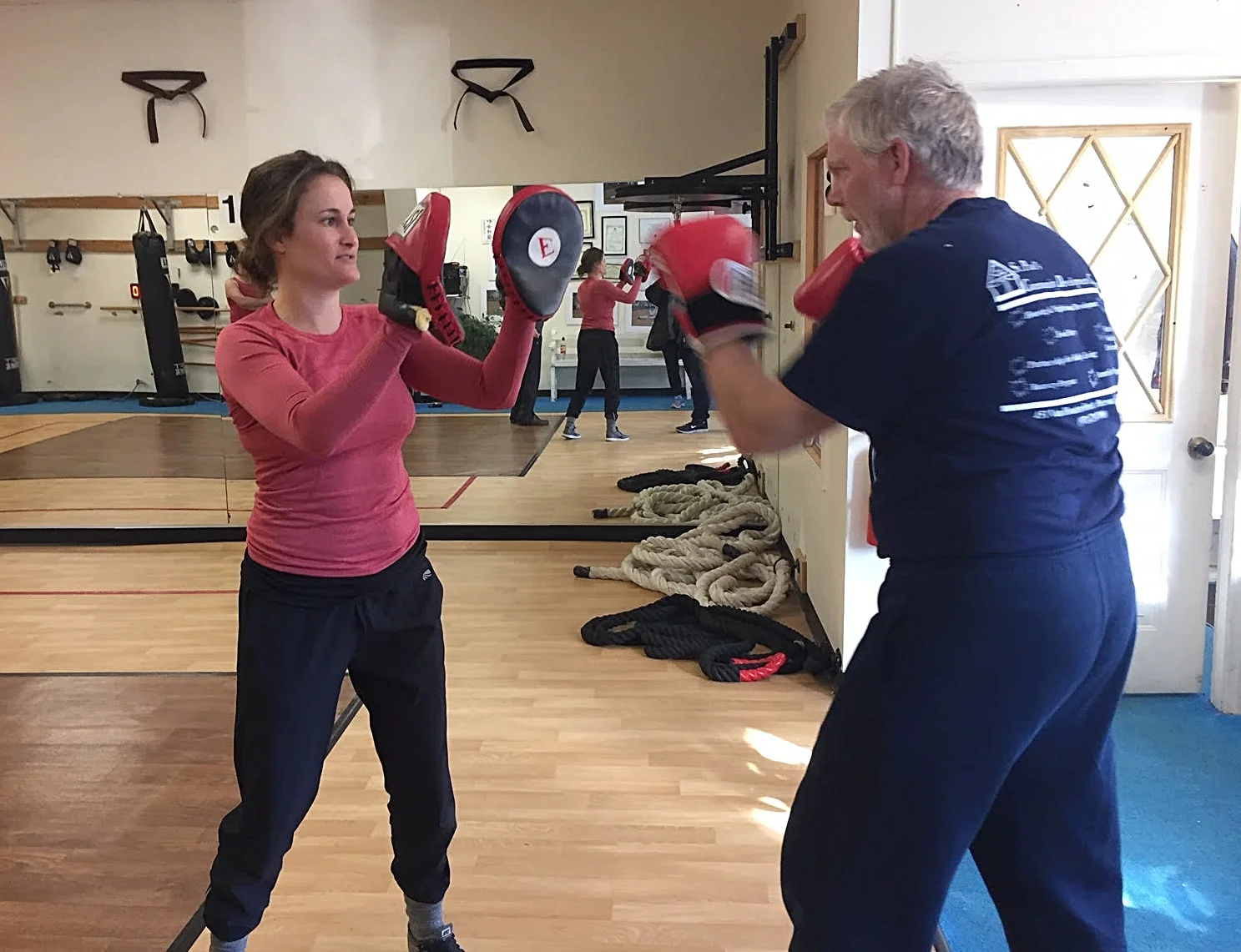 “This is the most intense physical exercise I do all week and it’s better to do it with Leah than doing it on my own!” — Glenn “It’s the only program I found in the last four years that helps me arrest the progress of this disease.” — John