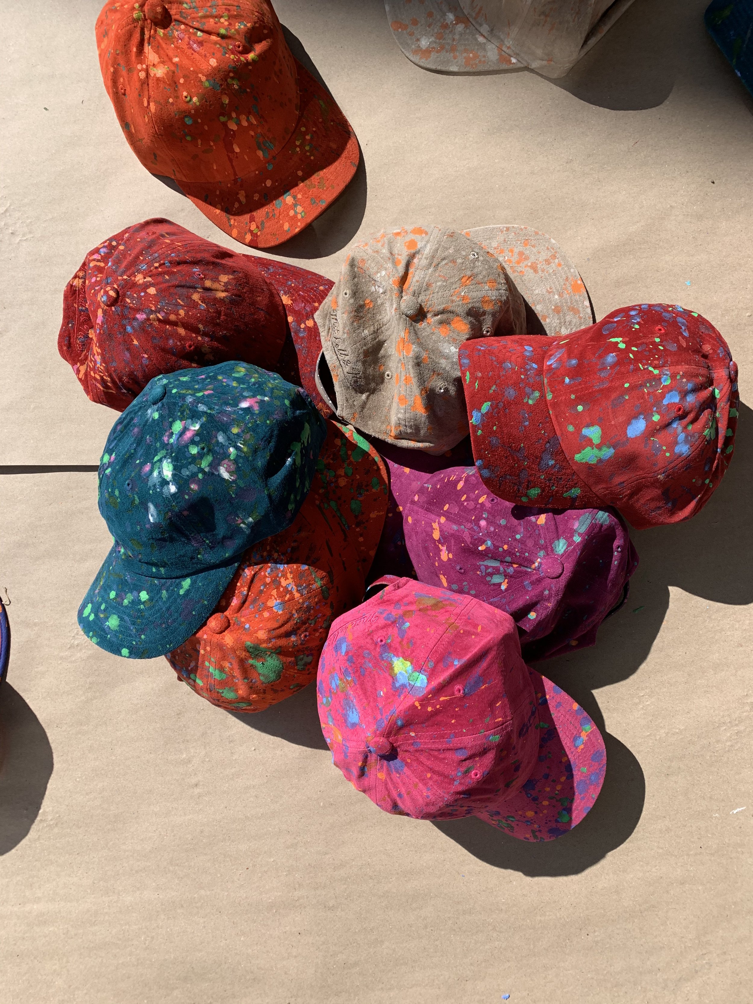 Universal Article Suede Dat Hats Paint Splatter Collection