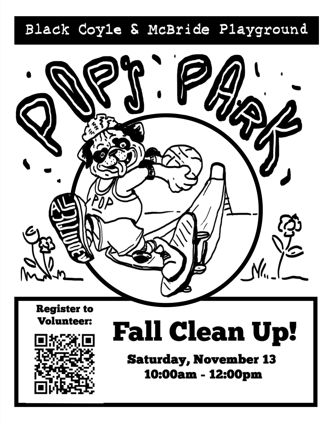 Pop's Park Community Clean Up
