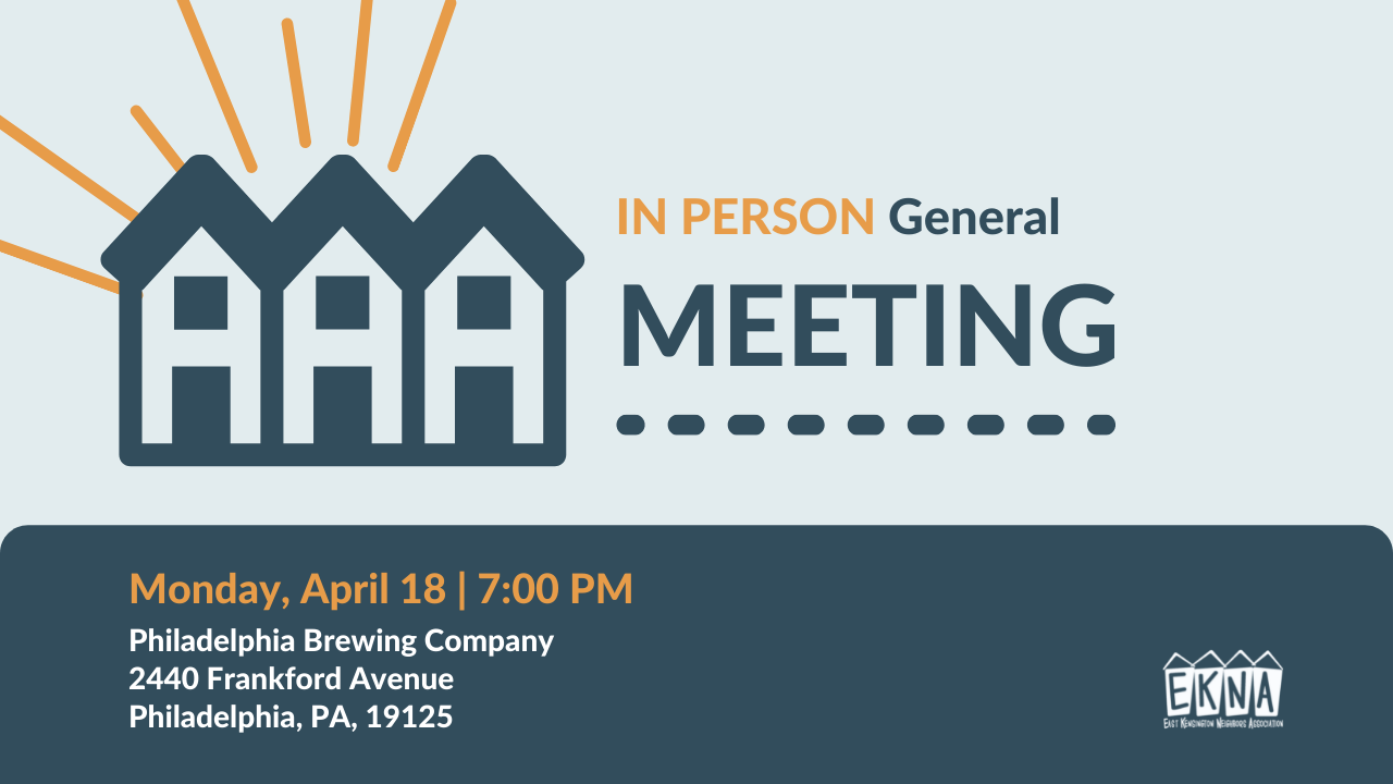 EKNA April General Meeting 
