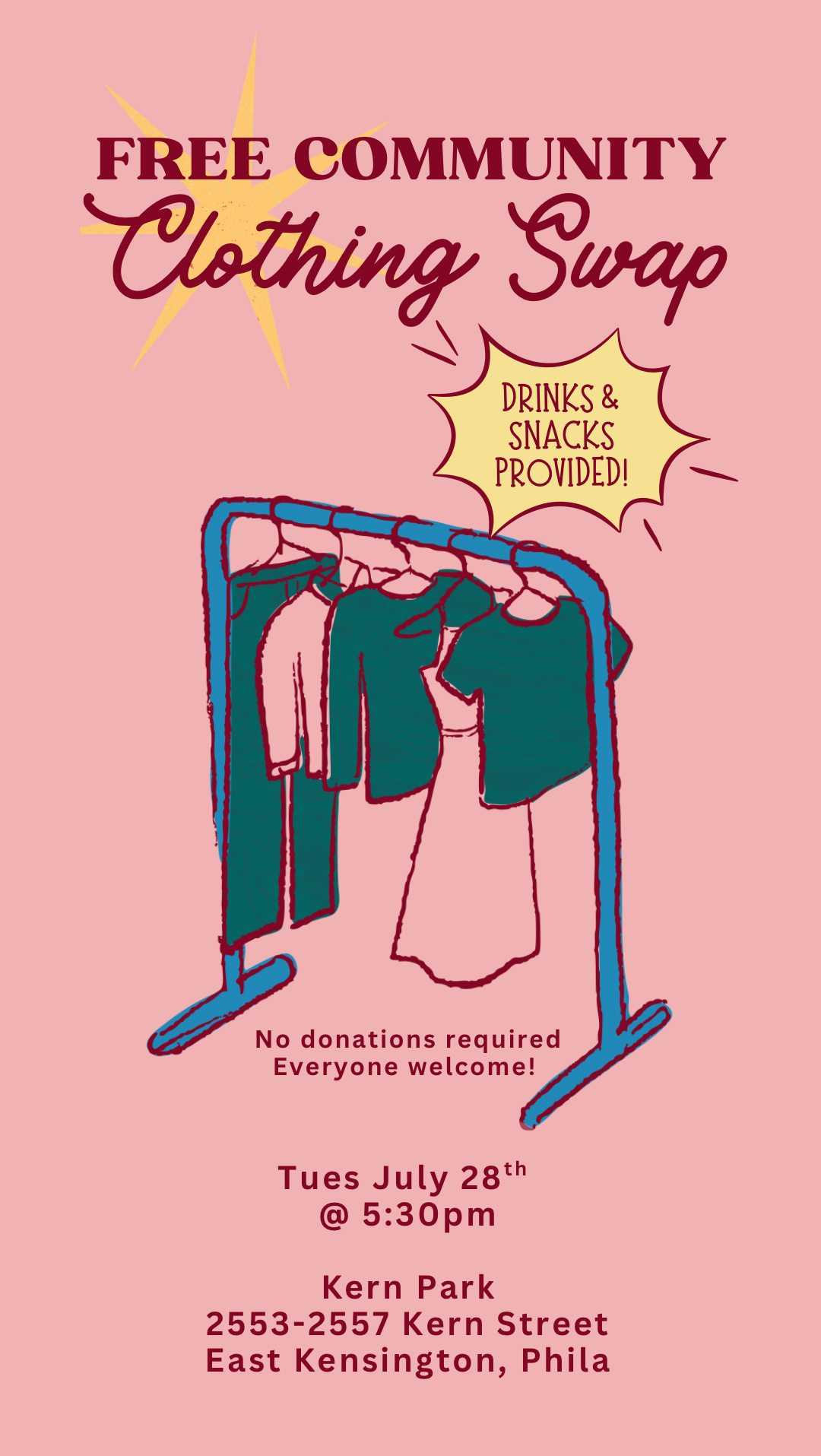 Free Community Clothing Swap