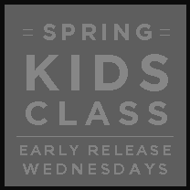 Spring: WEDNESDAY, KIDS, Early Release, 2.30-4pm