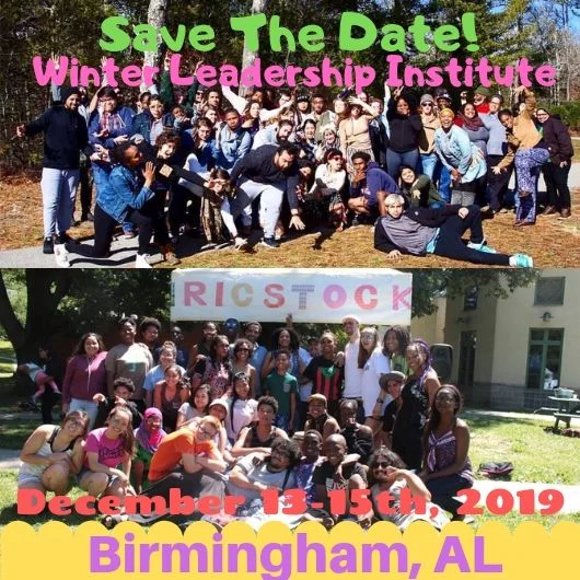 The Winter Leadership Institute will take place December 13th-15th in Birmingham, AL.