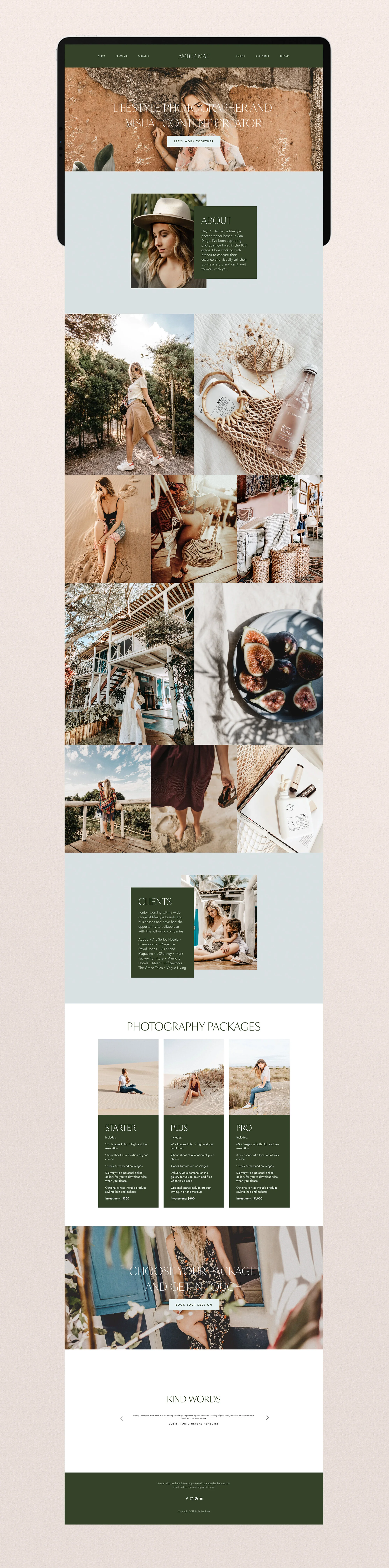 Work Newcastle Squarespace Website Designer Naomi Chambers