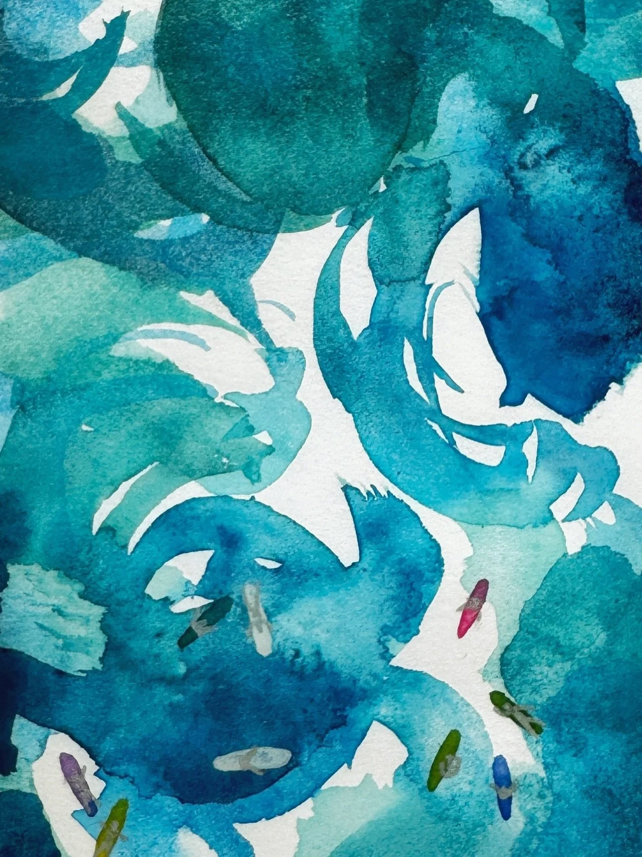 &ldquo;What&rsquo;s Next II&rdquo;, a 5x7&rdquo; original, was painted in April, when it felt like I was in this in-between place&hellip; not quite sure what was ahead but knowing that I was sitting somewhere between inaction and action. I hadn&rsquo
