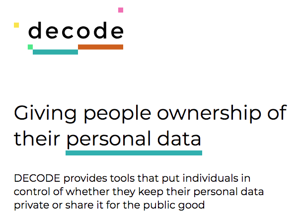 DECODE Symposium: Beyond Surveillance Capitalism: Reclaiming Digital Sovereignty