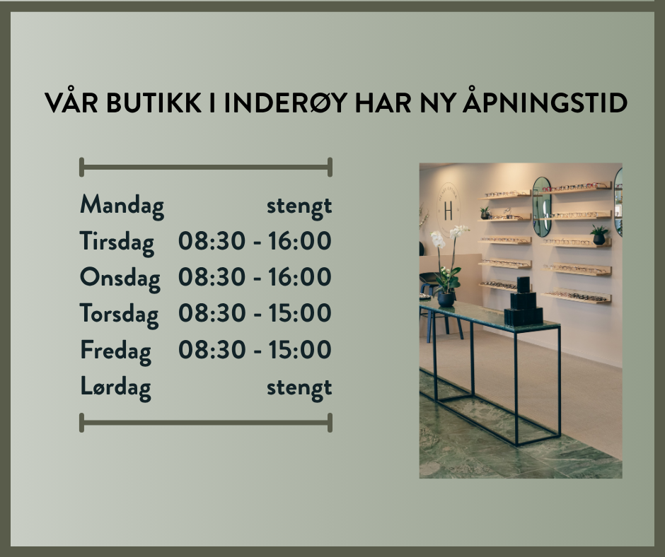 Nye åpningstider i Inderøy