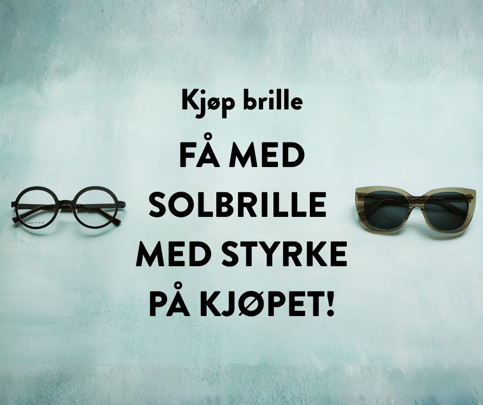 Solbrille på kjøpet