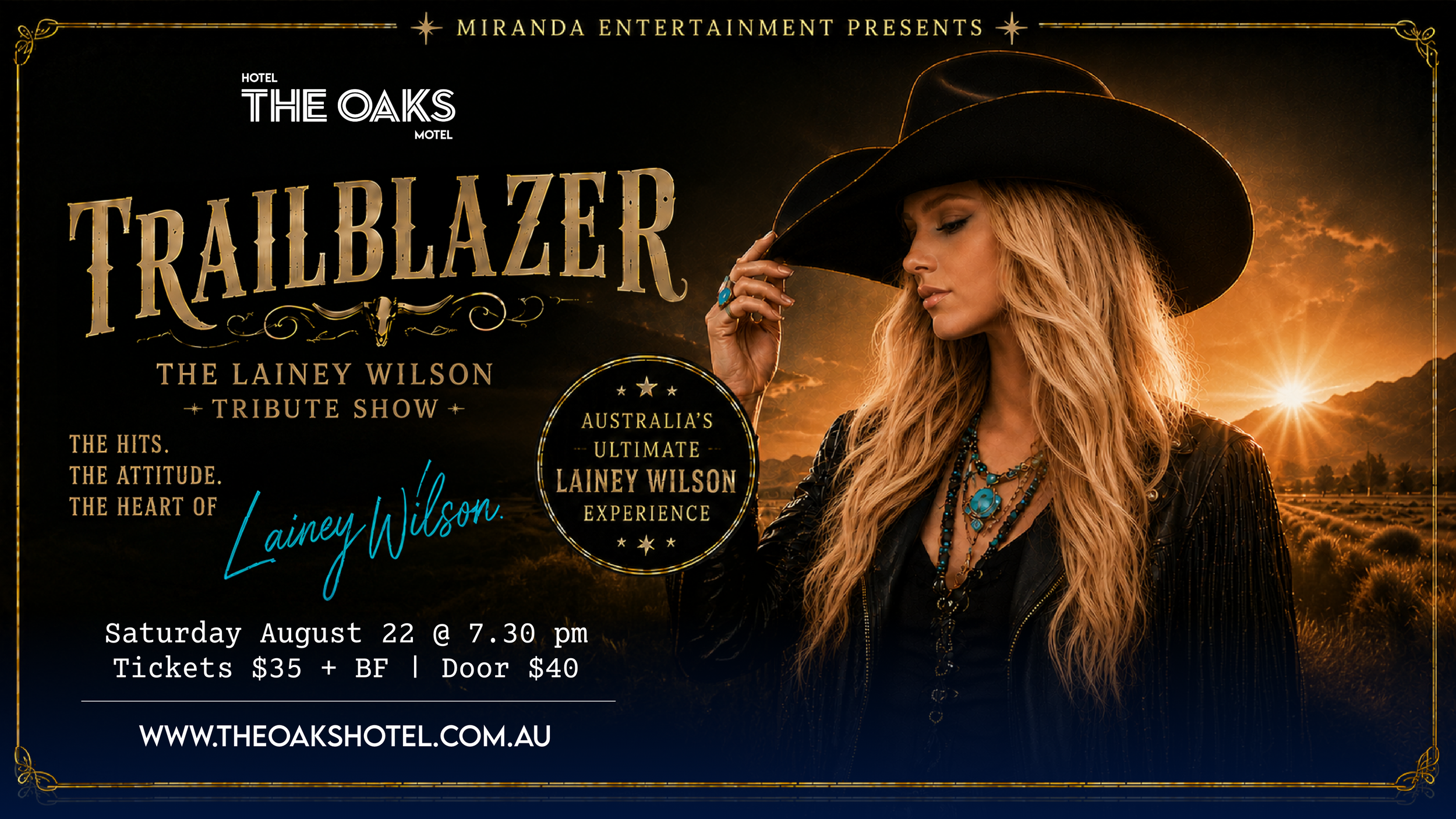 TRAILBLAZER THE LAINEY WILSON TRIBUTE SHOW