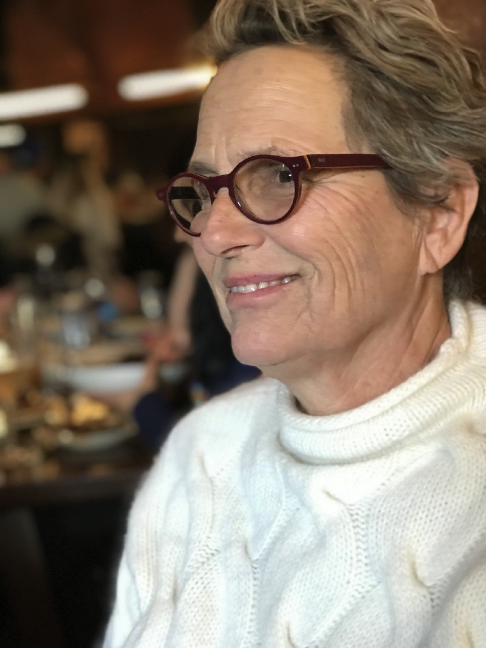 Reinventing herself: Cissy Ross, a Lecturer in the Writing Department is retiring at the end of 2017. (Photo by Richard Ross)