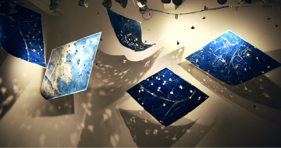 Art and Physical Geography student Sarah Dahl’s Glass Box Gallery installation, “Please Forward, No Longer at This Address” was featured at the “Body of Proof” exhibit’s closing ceremony.
