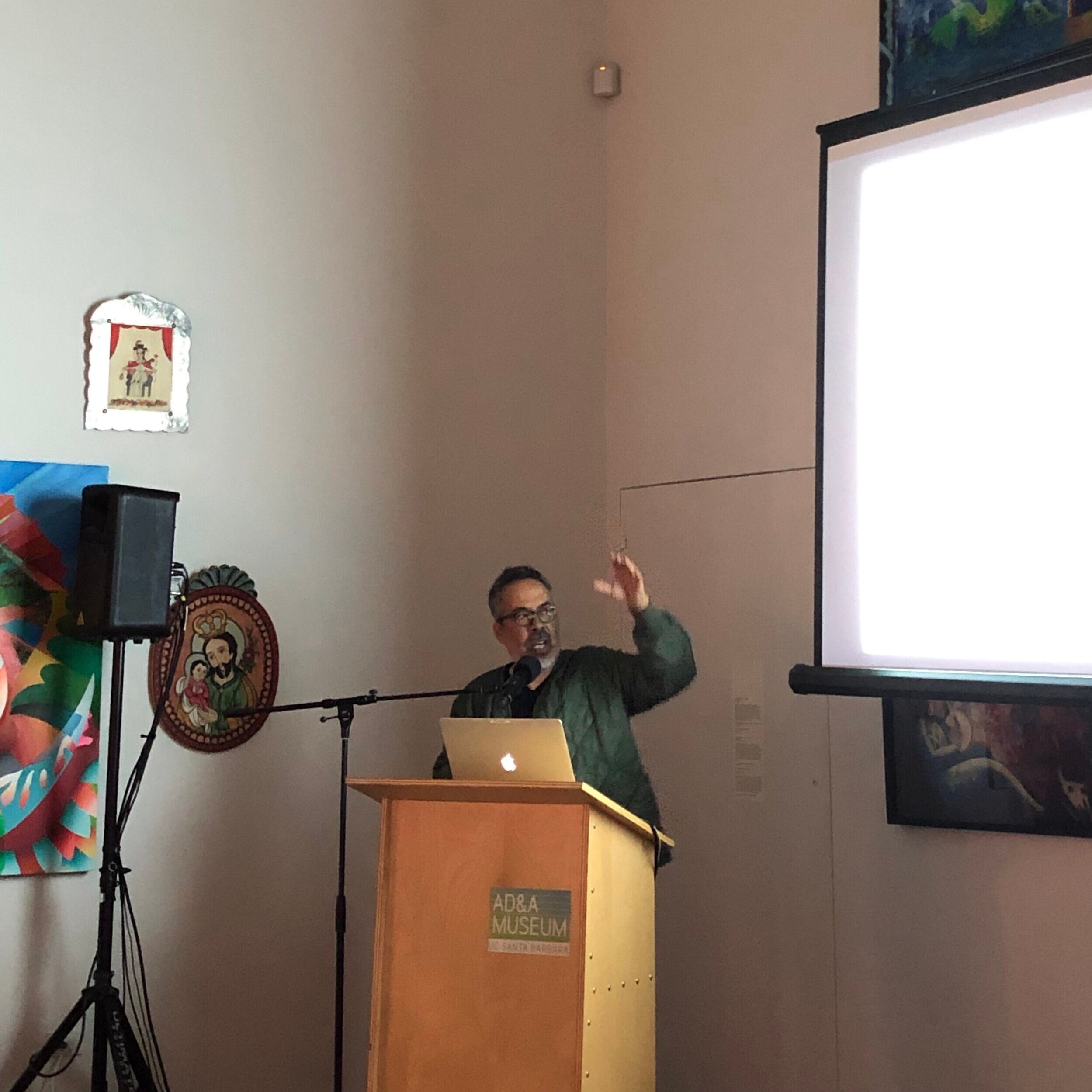 Banquet Med andre ord teater Salomón Huerta Paints to Make Chicanx Life Visible — Division of Humanities  and Fine Arts