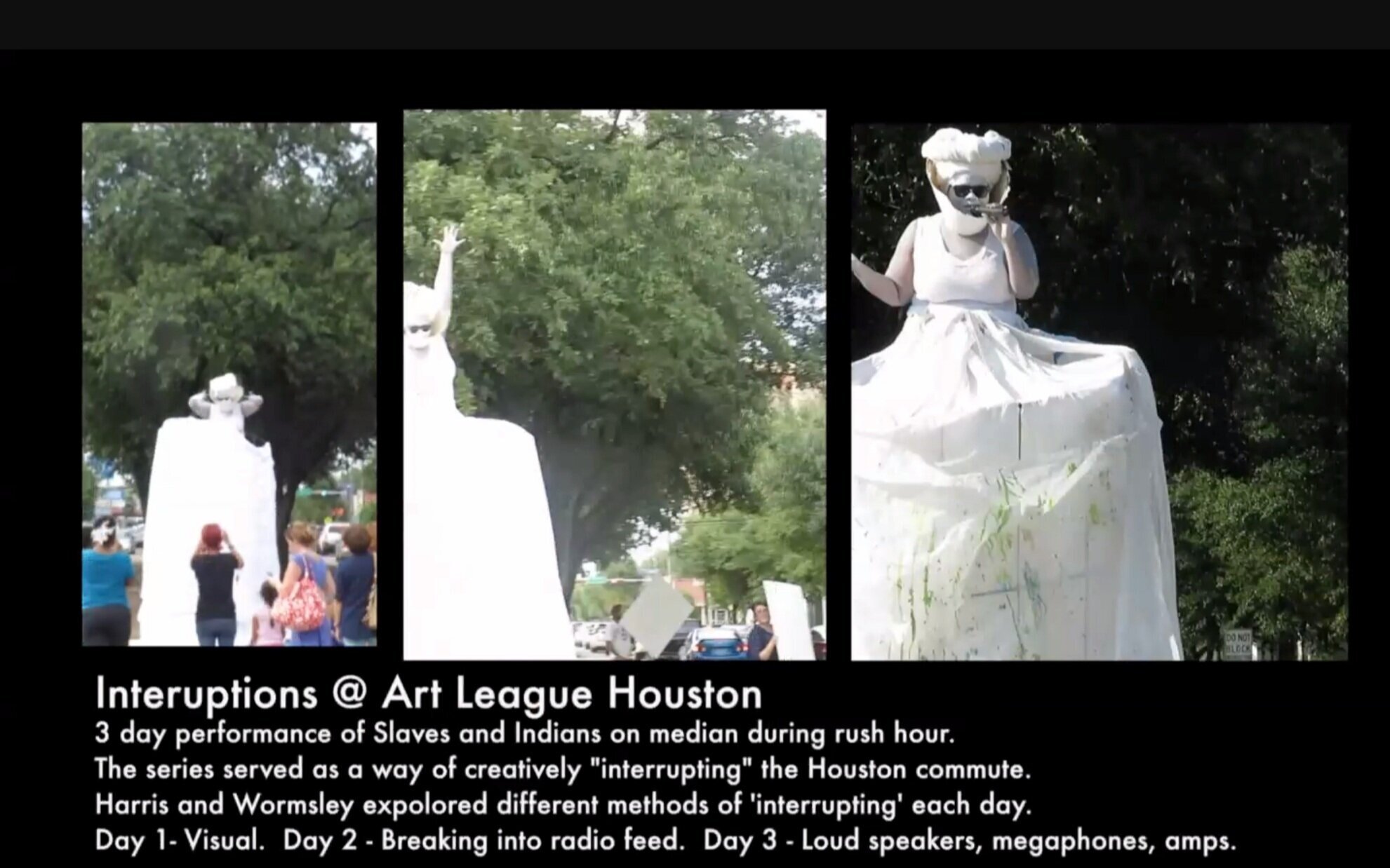 A project Alisha Wormsley and Lisa Harris collaborated on in Houston, Texas.