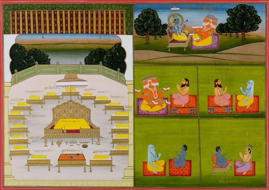Bhagavata Purana, Salig Ram of Jaipur Workshop | Opaque watercolour on paper, c. 1800