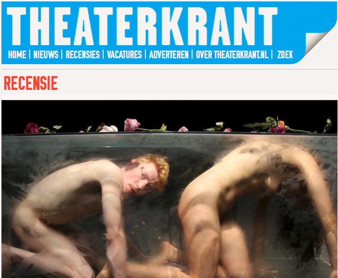 ****"...it is a separate universe with its own clock and rhythm." – Wendy Lubberding In Case**** Theater Festival Boulevard, Den Bosch, August 2018 Theaterkrant ( Read Full Article - Dutch Only) Review 02/08/2018
