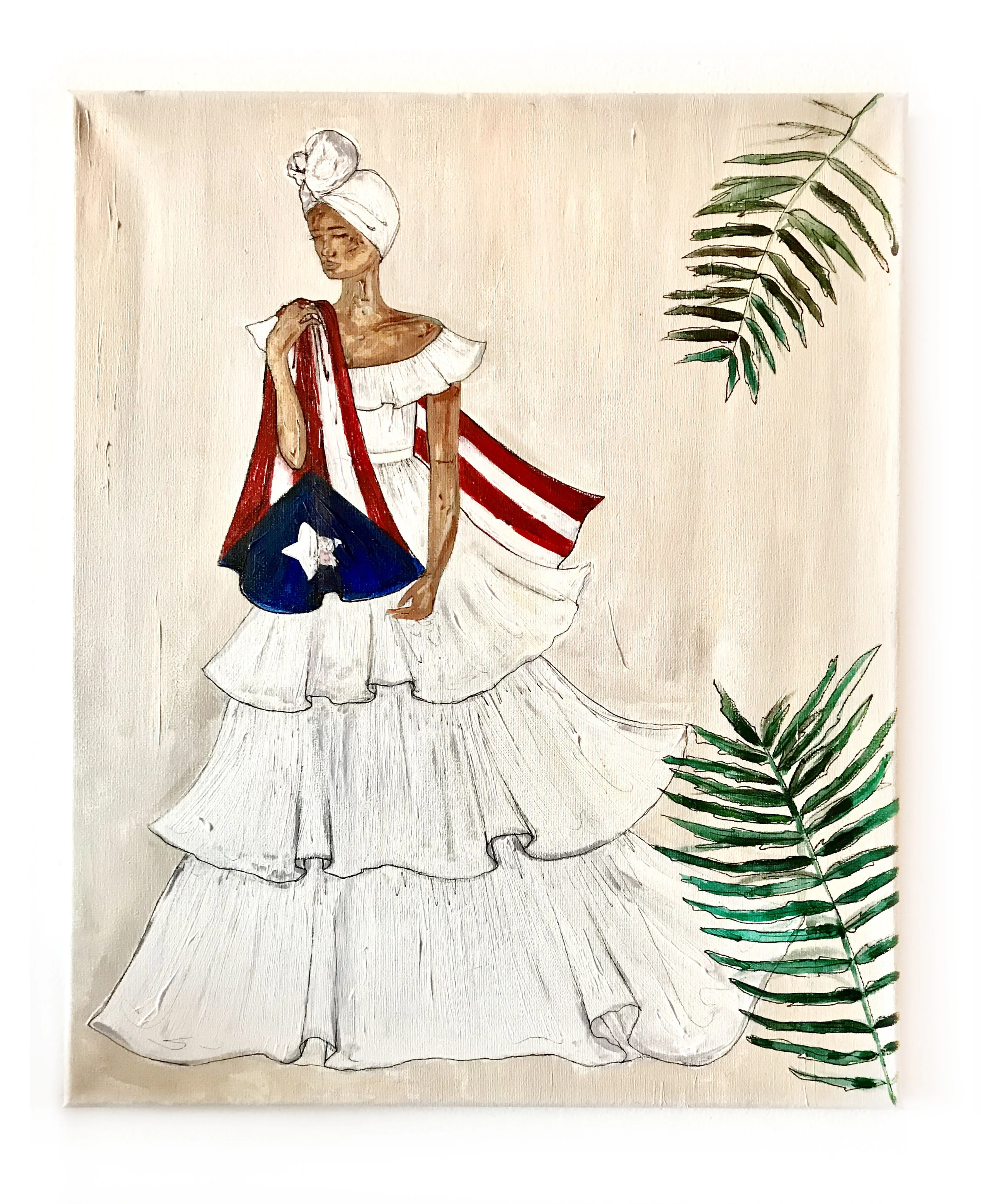 "orando por mi tierra."